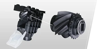 Polimerinis sėjamosios mechanizmas