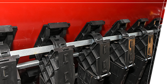 Nerūdijančio plieno pavaros velenai trąšų barstytuvams